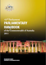 Parliamentary Handbook cover page